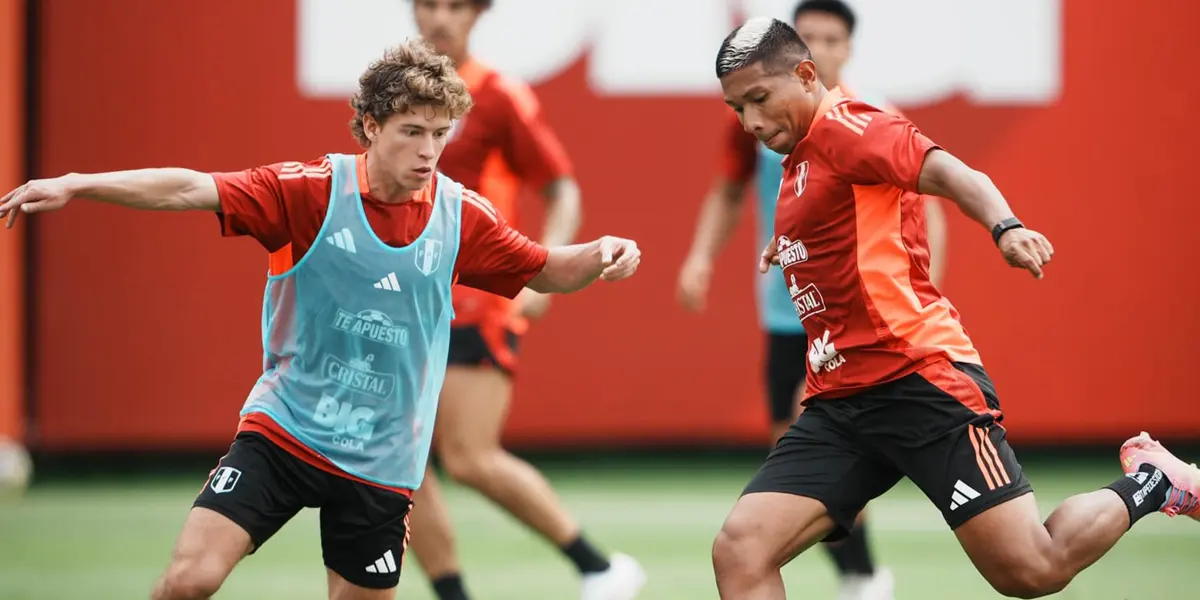Ian Wisdom y Edison Flores (Foto: Selección Peruana).