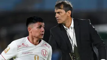 Jairo Concha y Fabián Bustos en Universitario de Deportes (Foto: Universitario)