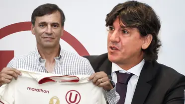 Jean Ferrari y Fabián Bustos en Universitario / Foto: Universitario