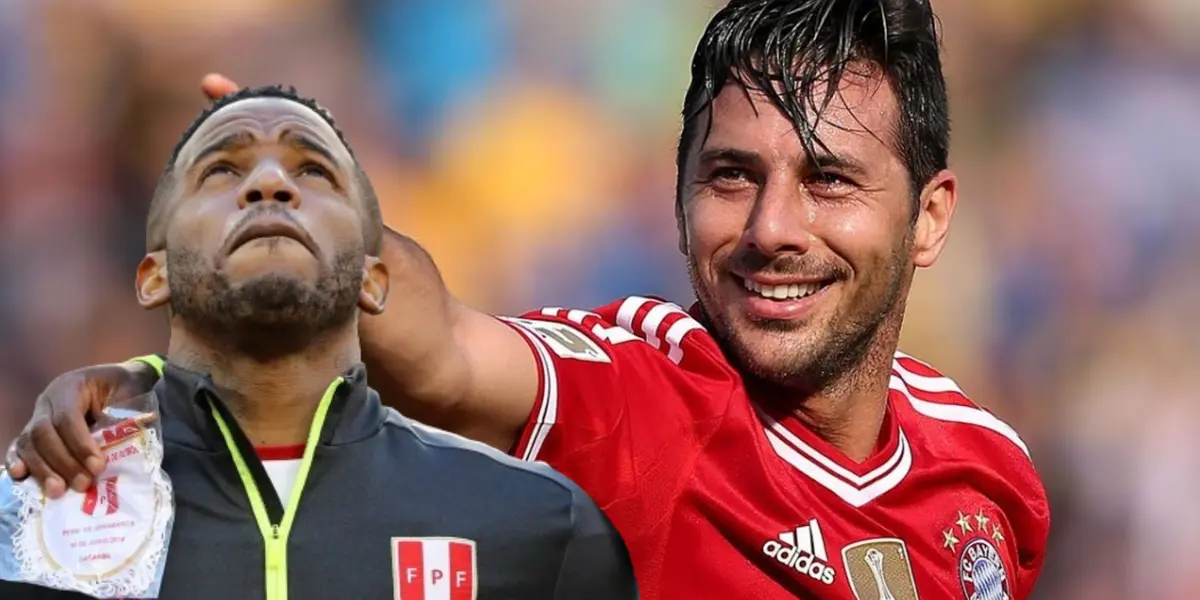 Jefferson Farfán y Claudio Pizarro en la Selección Peruana / Foto: Selección Peruana