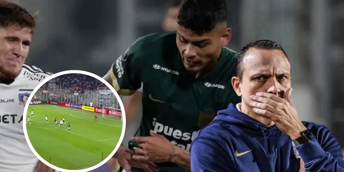 Jeriel De Santis como jugador de Alianza Lima enfrentando a Colo Colo. (Foto: EFE)