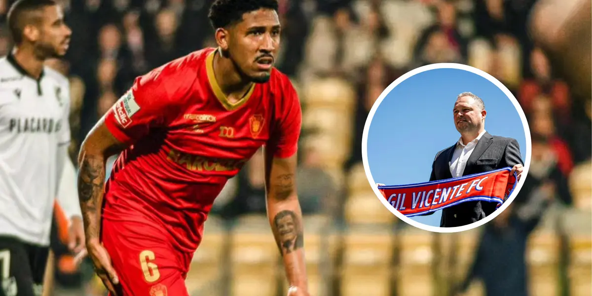 Jesús Castillo como jugador del Gil Vicente.