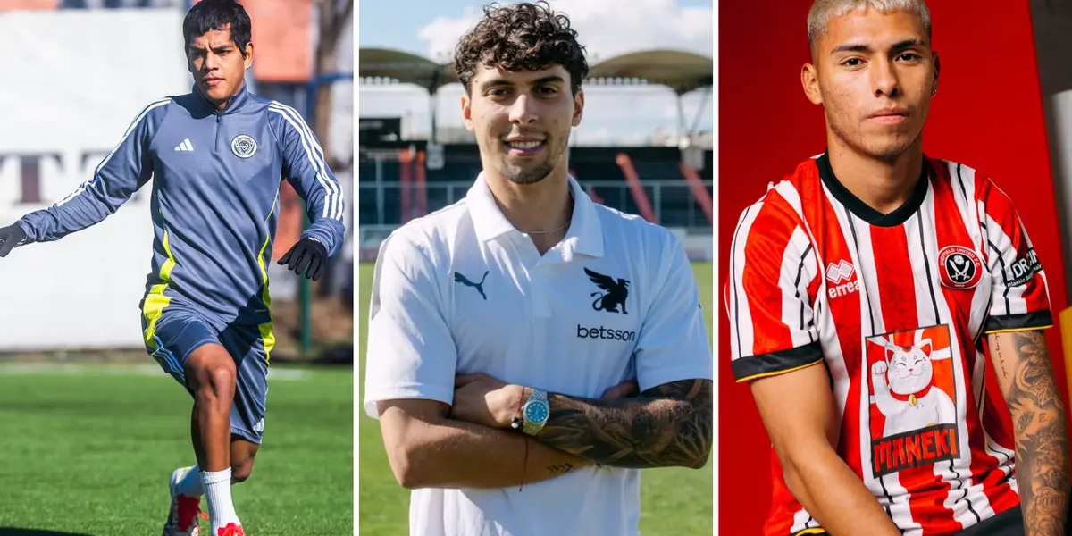 Joao Grimaldo, Franco Zanelatto y Jefferson Cáceres (Foto: Riga FC, Ofi Creta y Sheffield United).