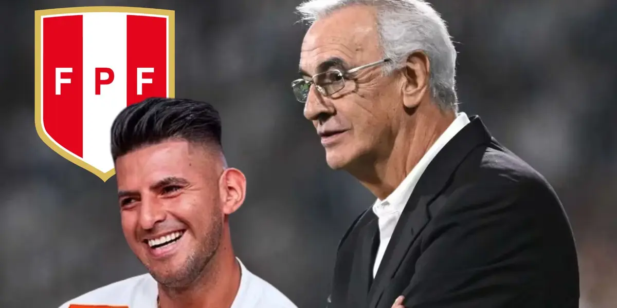 Jorge Fossati como entrenador de la Selección Peruanay Carlos Zambrano. (Foto: Liga 1)