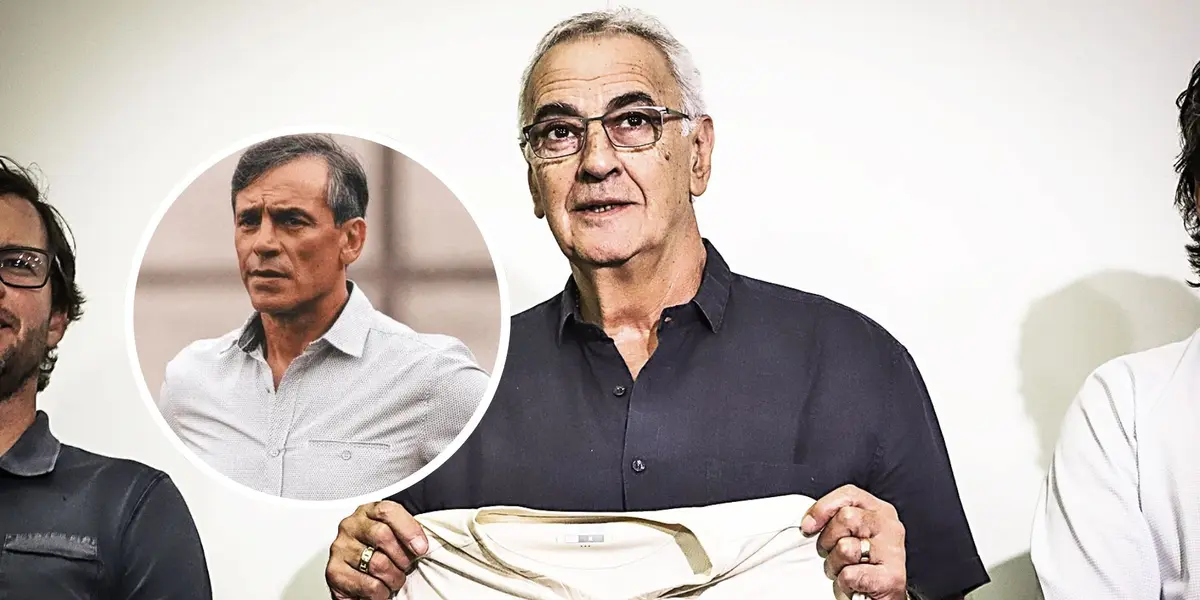 Jorge Fossati - Fabián Bustos (Foto: X de Universitario)