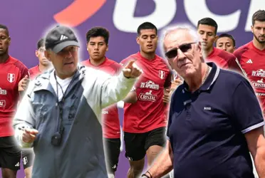 Jorge Fossati y Juan Reynoso como técnicos de la Selección Peruana.