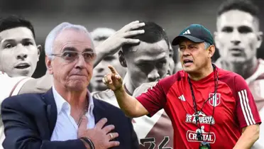 Jorge Fossati y Juan Reynoso en la Selección Peruana / Foto: Selección Peruana