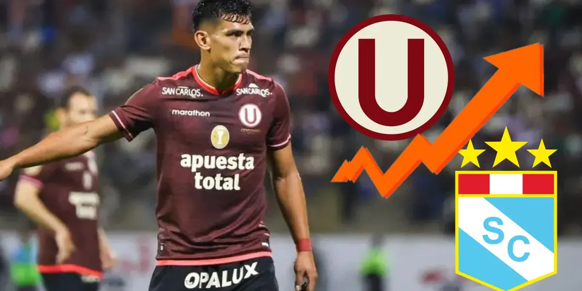 José el 'Tunche' Rivera jugando con Universitario de Deportes. (Foto: Universitario)