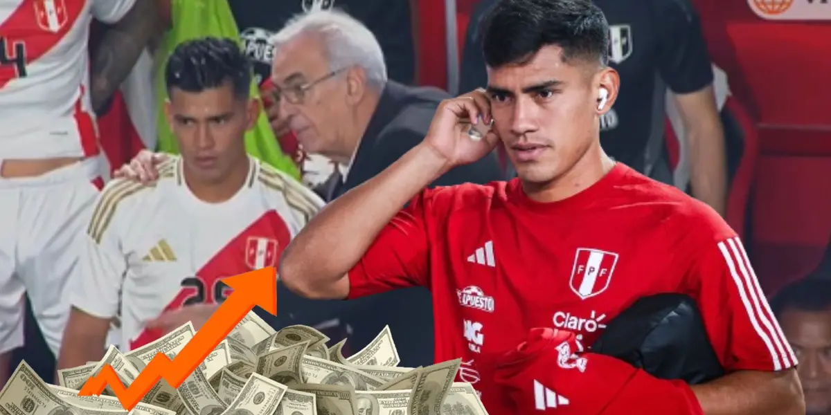 José el Tundeche Rivera como jugador la Selección Peruana (Foto: Universitario de Deportes)