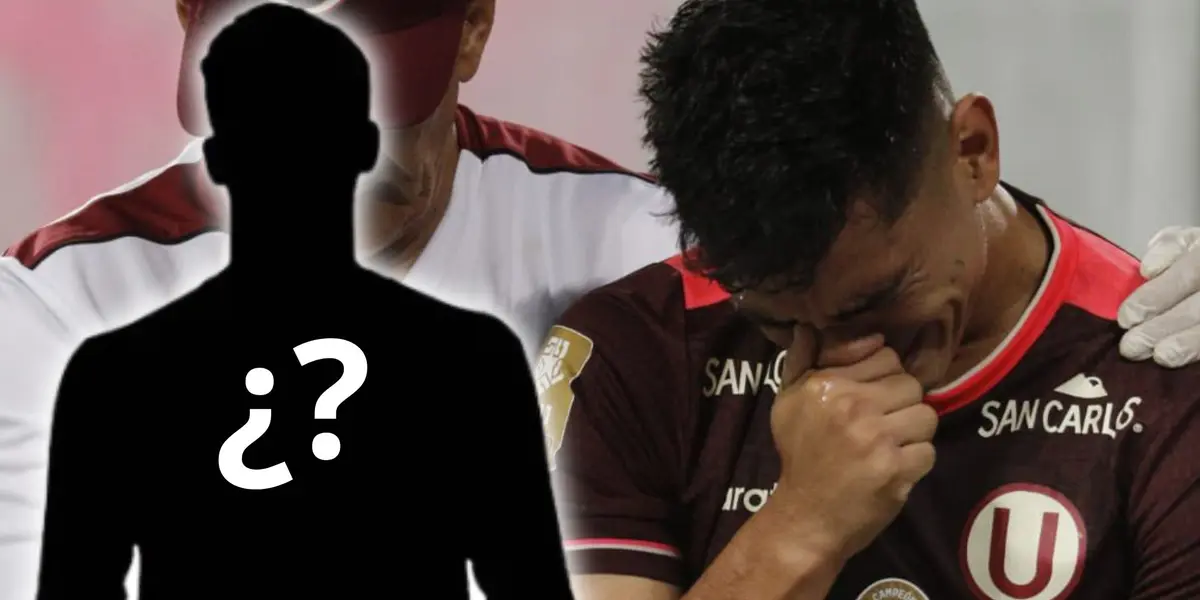 José Rivera retirándose lesionado del Universitario vs Sport Boys. (Foto: Líbero)