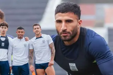 Josepmir Ballón cuando jugaba en Alianza Lima.