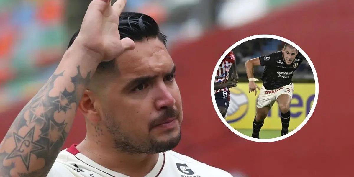 Juan Manuel Vargas como jugador de Universitario.