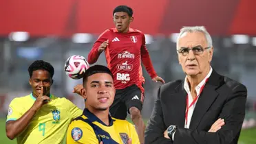 Kendry Páez - Endrick - Maxloren Castro - Jorge Fossati (Foto: La Bicolor)