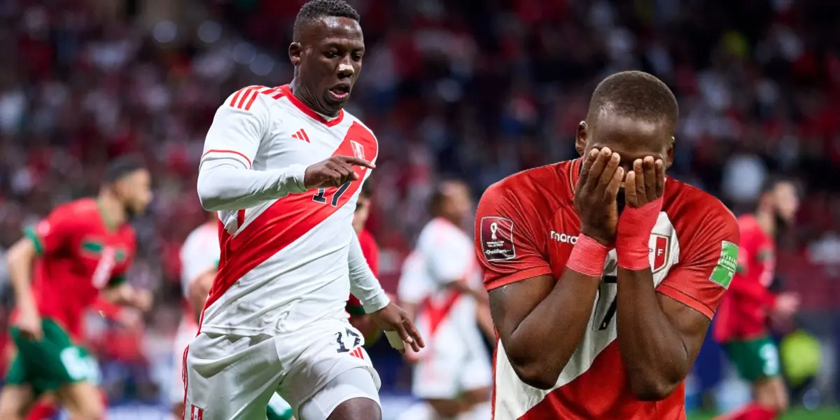 Luis Advíncula con la Selección Peruana.