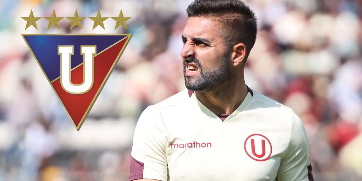 Luis Urruti en Universitario de Deportes. / Foto: Embajadour