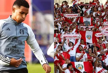 Marcos López jugó de extremo izquierdo en la derrota por la mínima de diferencia de Perú ante Brasil.