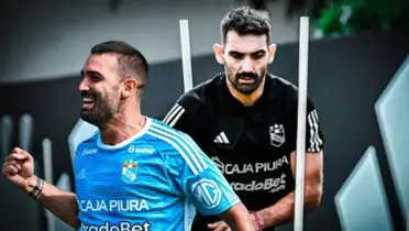 Martín Cauteruccio como jugador de Sporting Cristal.