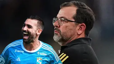 Martín Cauteruccio y Enderson Moreira en Sporting Cristal. (Foto: Sporting Cristal)