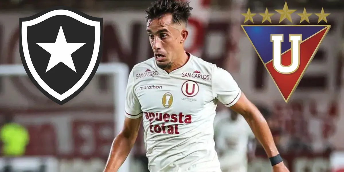 Martín Pérez Guedes como jugador de Universitario de Deportes. (Foto: Universitario)