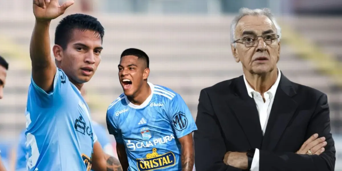 Martín Távara y Joao Grimaldo en Sporting Cristal / Foto: Sporting Cristal