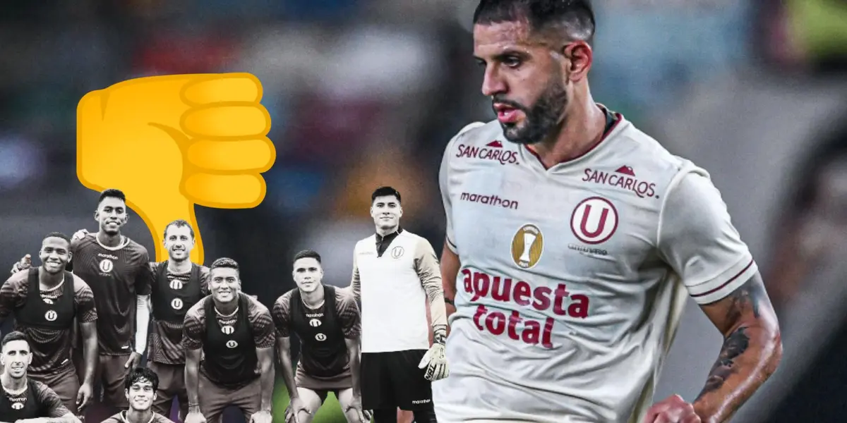 Matías Di Bendetto jugando para Universitario de Deportes. (Foto: Transfermarkt)