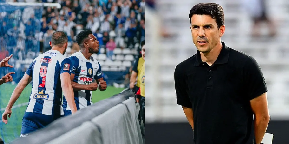 Mauricio Larriera debutó como entrenador en el estadio Alejandro Villanueva con un triunfo.