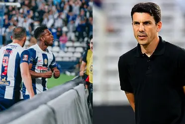 Mauricio Larriera debutó como entrenador en el estadio Alejandro Villanueva con un triunfo.