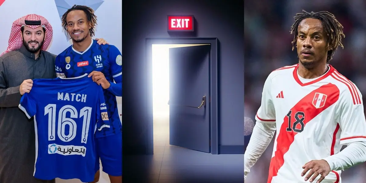 Medio peruano confirmó que André Carrillo no continuará más en Al Hilal esta temporada.