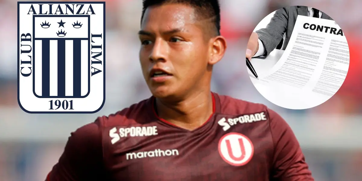 Nelson Cabanillas en la ótbita de Alianza Lima (Foto: Universitario)