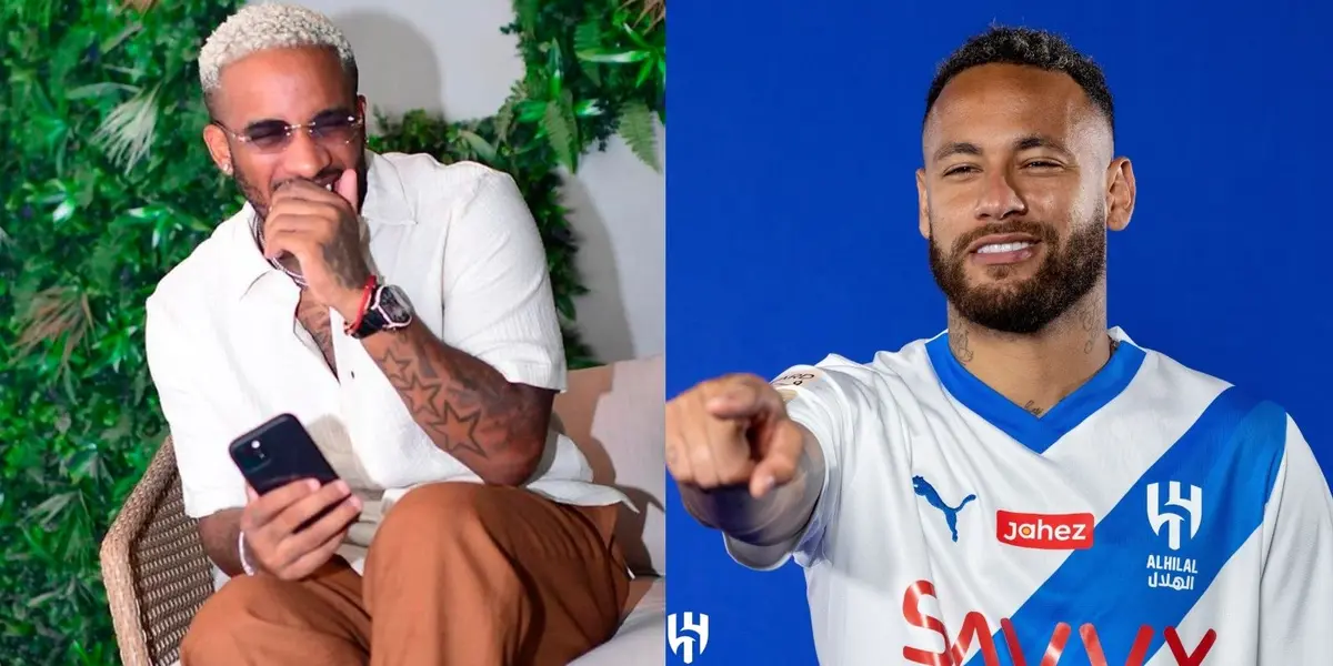 Neymar llegó a Al Hilal para reemplazar a André Carrillo y enseguida Jefferson Farfán reaccionó en redes.