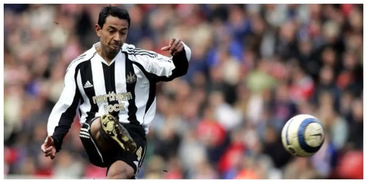 Nolberto Solano se hizo presente en el partido por la Premier League entre Newcastle y Leicester City.