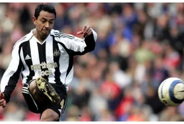 Nolberto Solano se hizo presente en el partido por la Premier League entre Newcastle y Leicester City.