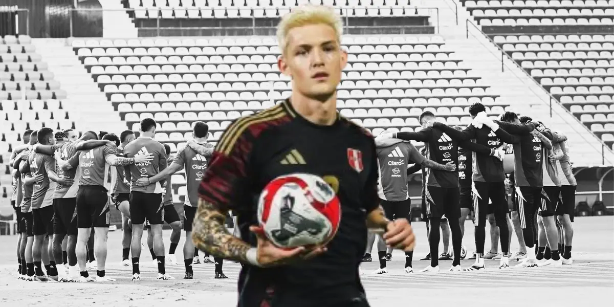 Oliver Sonne como jugador de la Selección Peruana / Foto: Selección Peruana