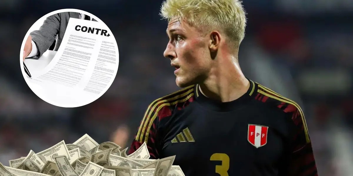 Oliver Sonne como jugador de la Selección Peruana (Foto: Selección Peruana)