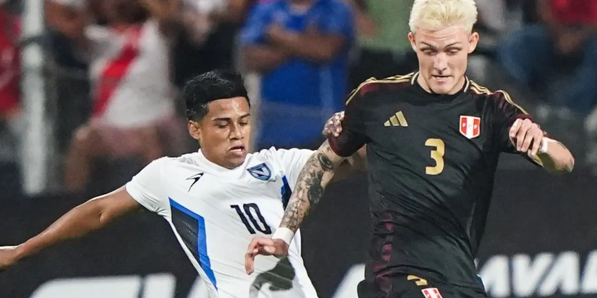 Oliver Sonne en su debut con la Selección Peruana (Foto: La Bicolor)