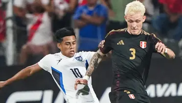 Oliver Sonne en su debut con la Selección Peruana (Foto: La Bicolor)