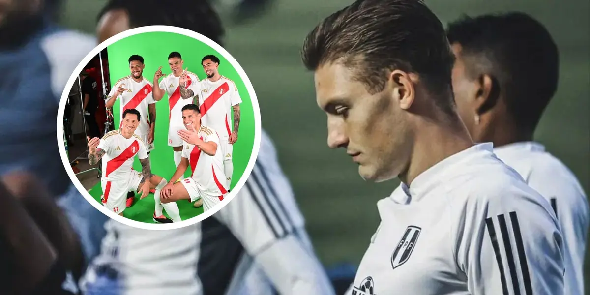 Oliver Sonne entrenando con la Selección Peruana / Foto: La Bicolor