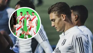 Oliver Sonne entrenando con la Selección Peruana / Foto: La Bicolor