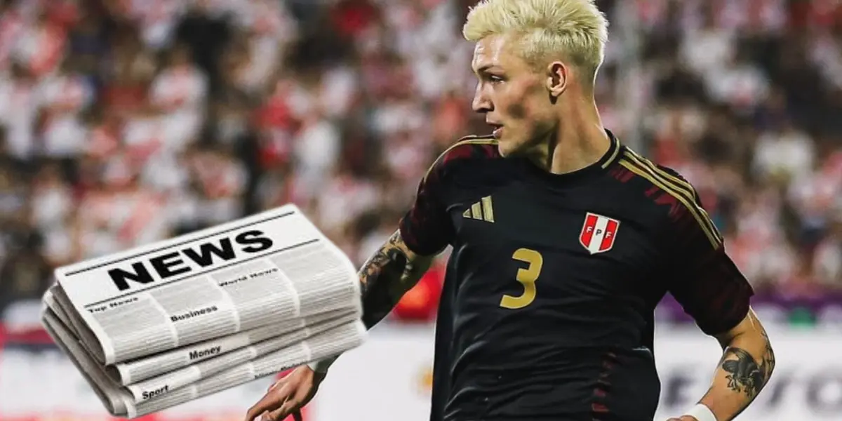 Oliver Sonne jugando en la Selección Peruana / Foto: Oliver Sonne