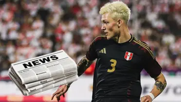 Oliver Sonne jugando en la Selección Peruana / Foto: Oliver Sonne