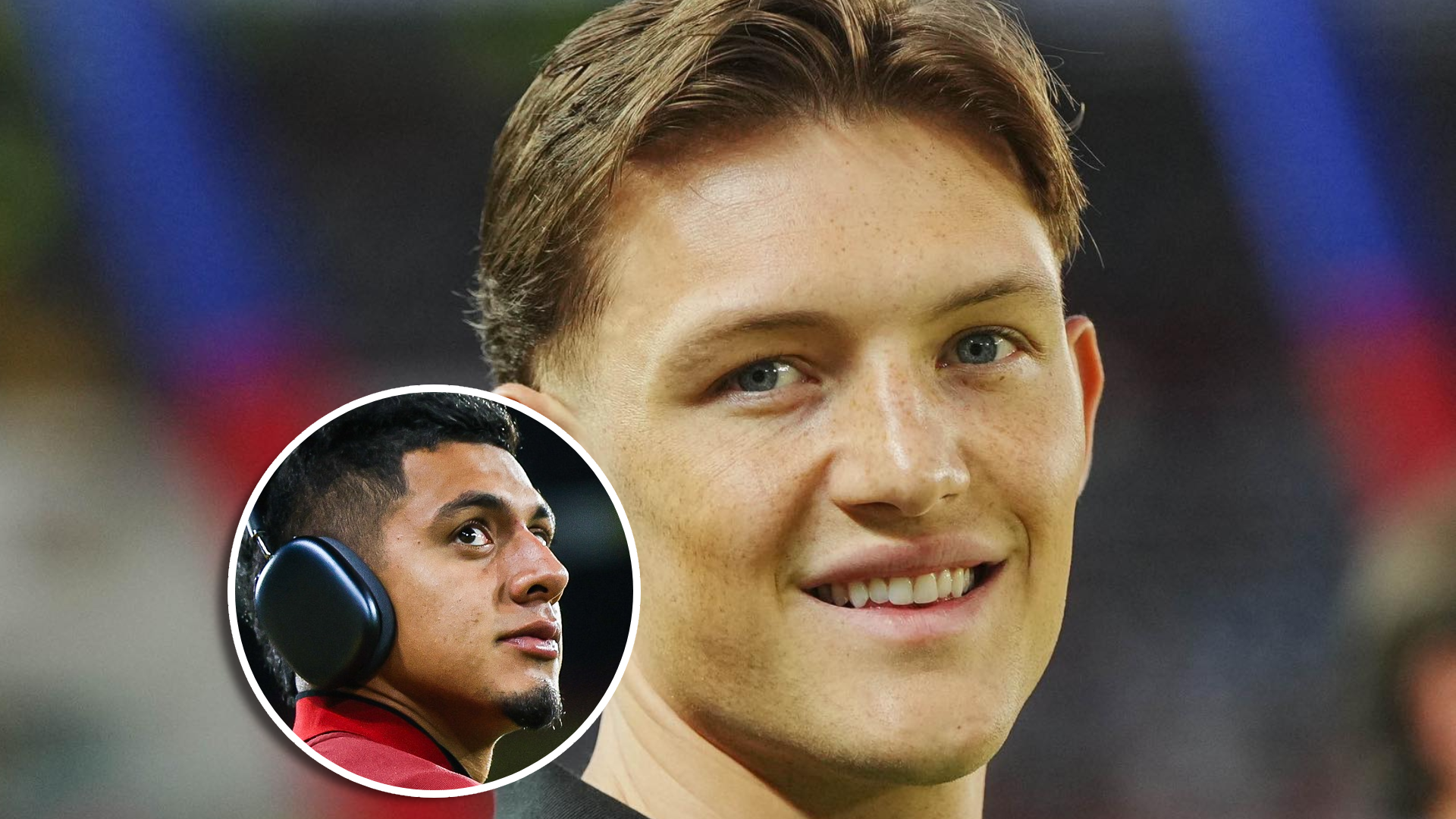 Oliver Sonne y César Inga (Foto: Selección Peruana y Universitario).