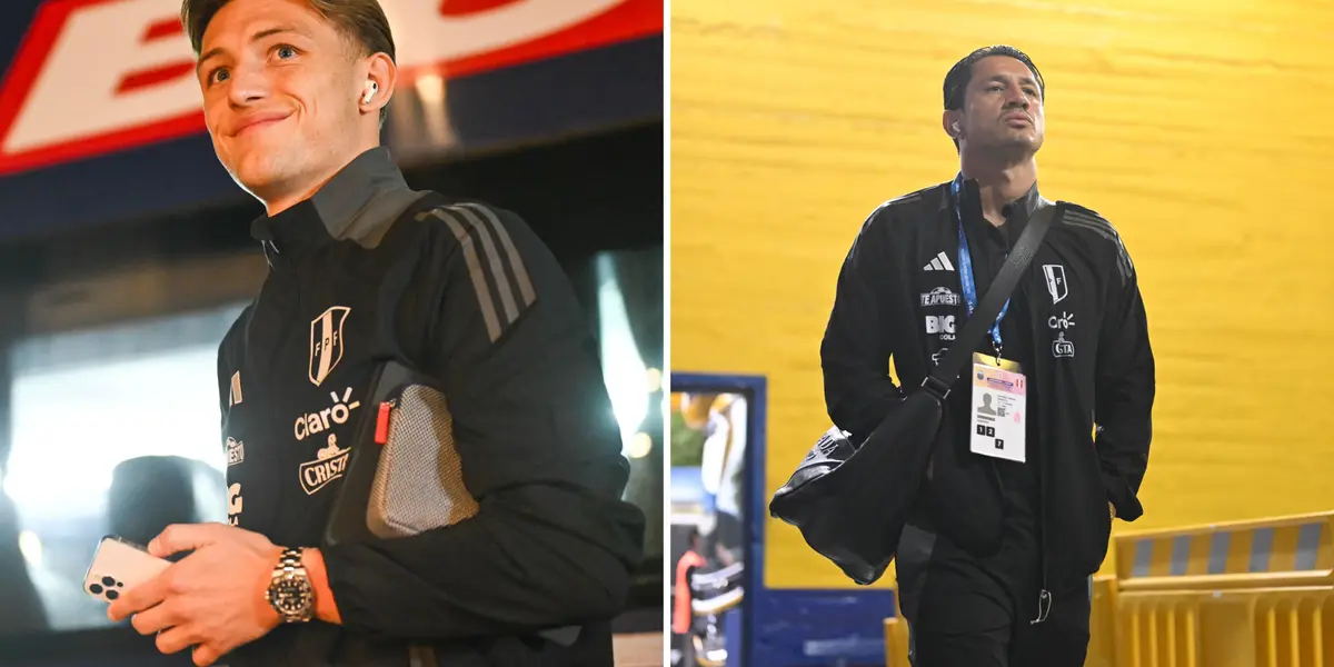 Oliver Sonne y Gianluca Lapadula (Foto: Selección Peruana).