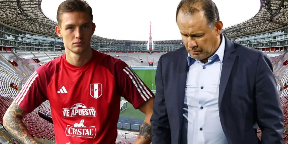 Oliver Sonne y Juan Máximo Reynoso en la Selección Peruana.