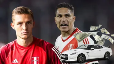 Oliver Sonne y Paolo Guerrero como jugadores de la Selección Peruana / Foto: Selección Peruana