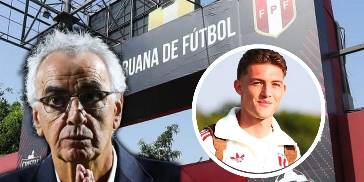 Oliver Sonneny Jorge Fossati en la Selección Peruana. / Fuente: FPF