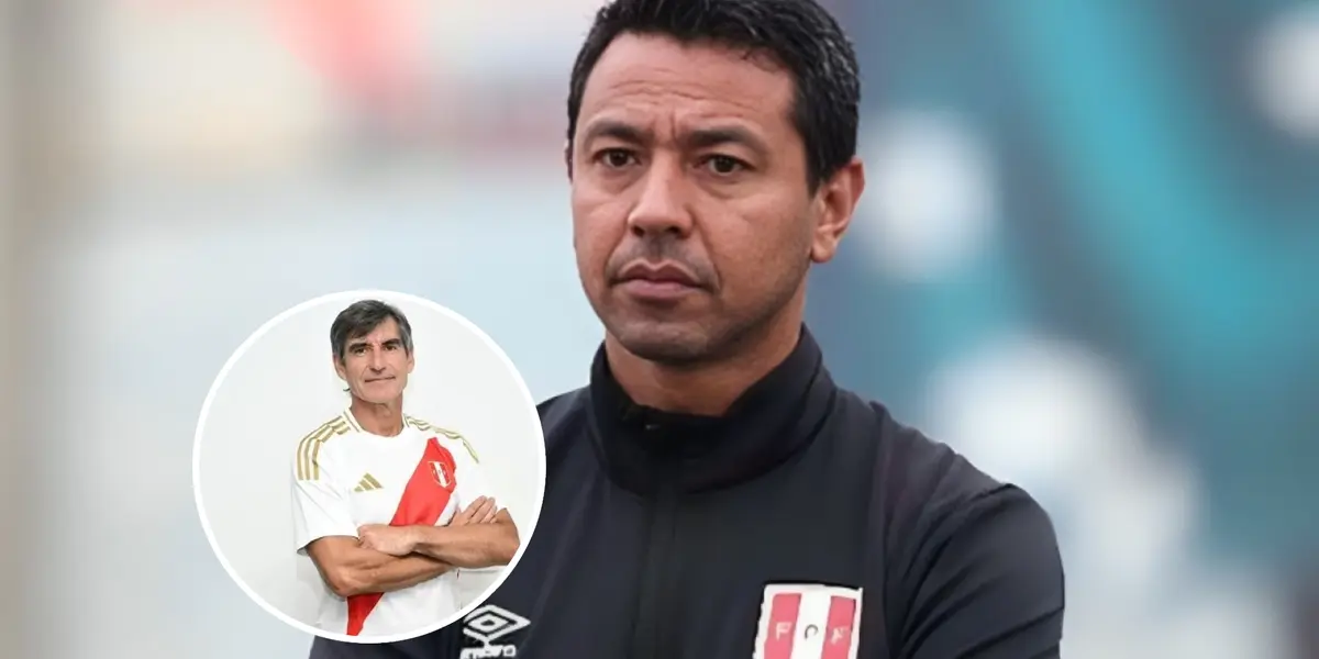 Óscar Ibáñez - Nolberto Solano (Foto: FPF)