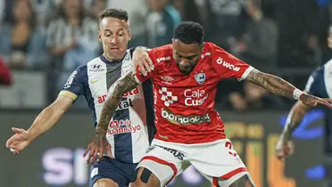 Pablo Lavandeira y Alexi Gómez (Foto: Liga 1).