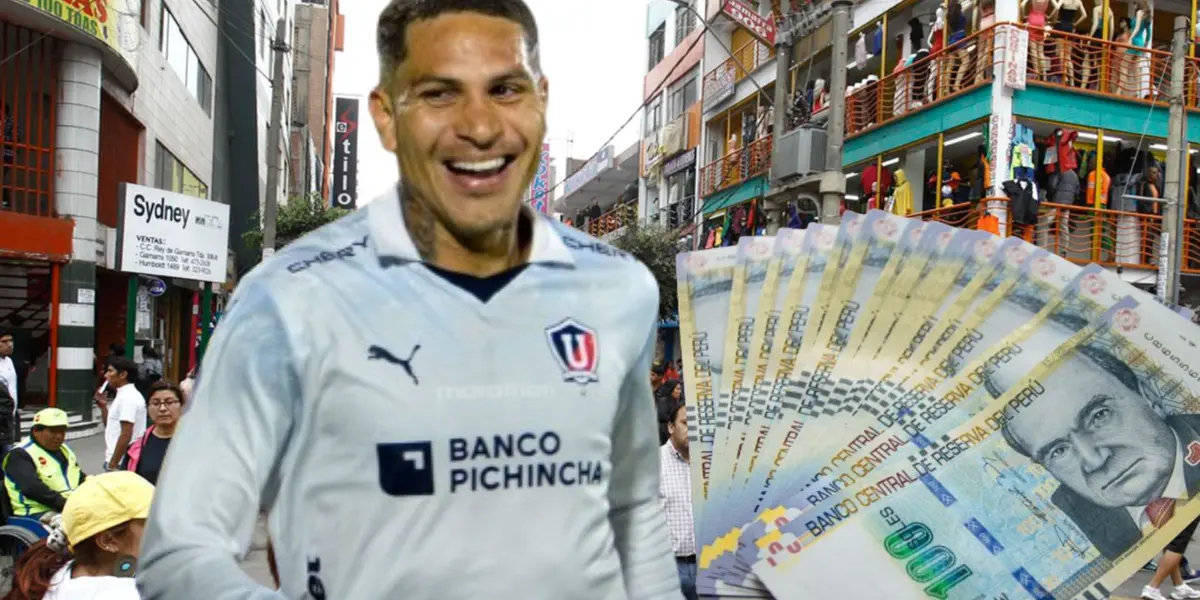 Paolo Guerrero en Gamarra / Foto: LDU de Quito