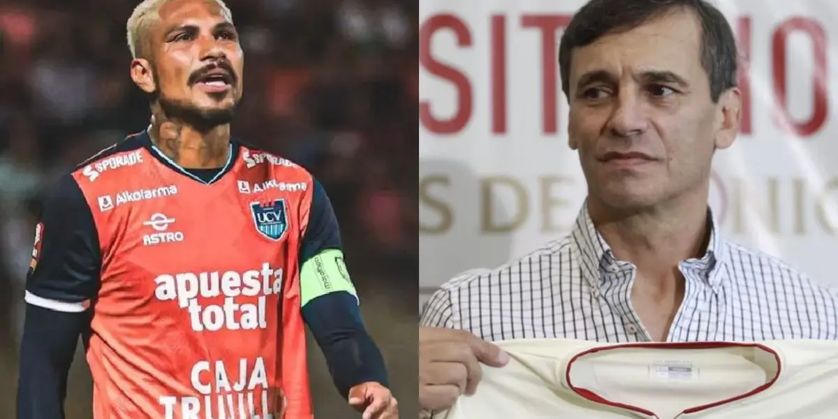 Paolo Guerrero en la César Vallejo y Fabián Bustos en la U (Foto: UCV y U)