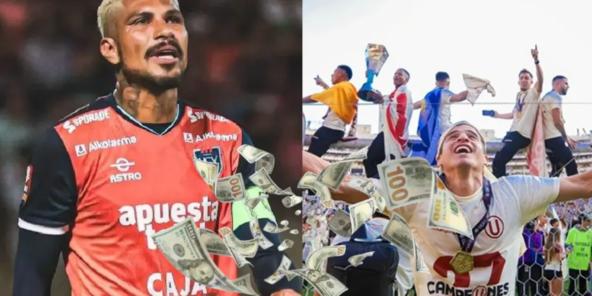 Paolo Guerrero en la UCV y Universitario de Deportes / Foto: Universitario